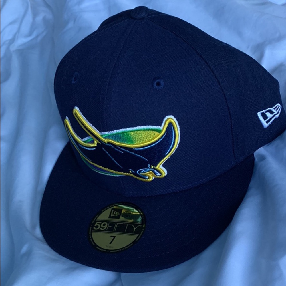 Tampa bay Rays retro logo fitted hat
